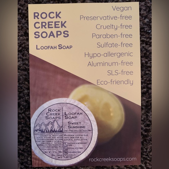 Rejuvenate Loofah Soap (Eucalyptus, Peppermint & Lemon) - Picture 4 of 5